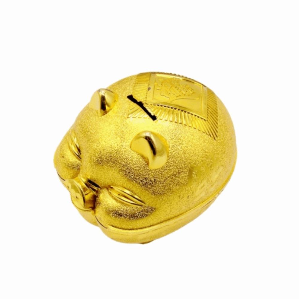 Животное Свинья Пластиковая Копилка Золотая Свинья Копилка для Монет Практичная Свинья Банка для Денег Дети Дети