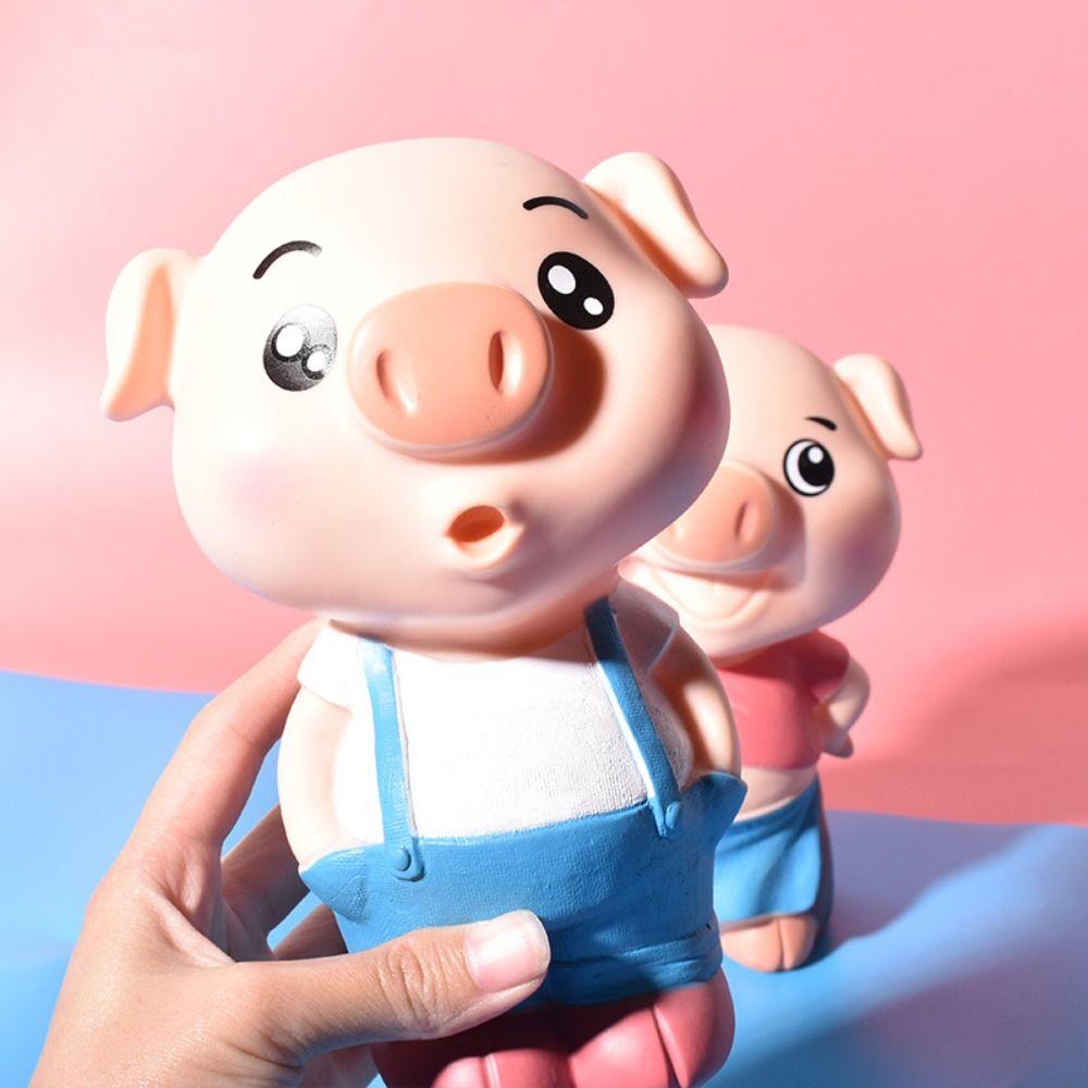 Модель Копилки в форме свиньи Сберегательный бак Свинья Копилка Свинья Копилка Домашний декор Style A